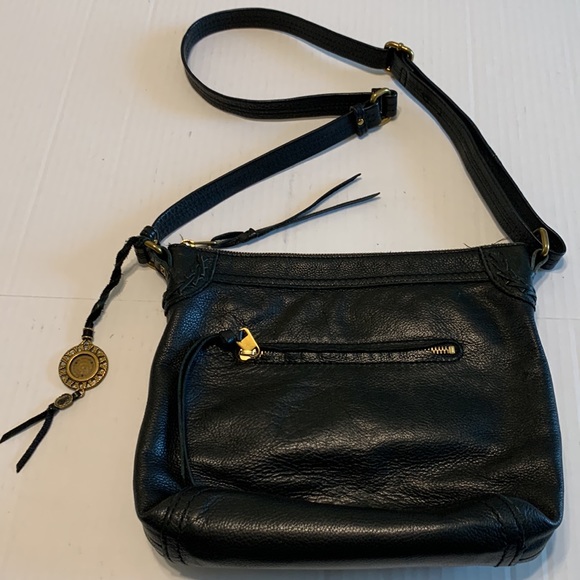 Peace & Love Women’s Leather Crossbody Purse - Picture 2 of 10